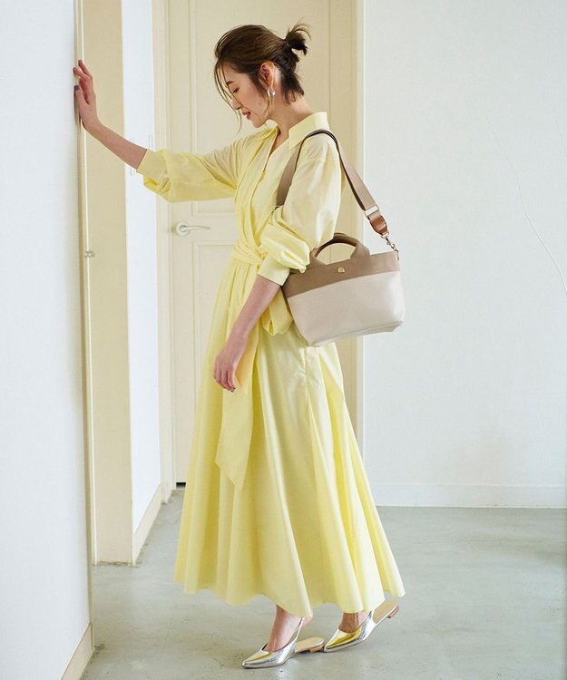 TOPKAPI 【Breath TOPKAPI】RIPPLE リプル ファスナー付 ショルダーバッグ S アイボリー