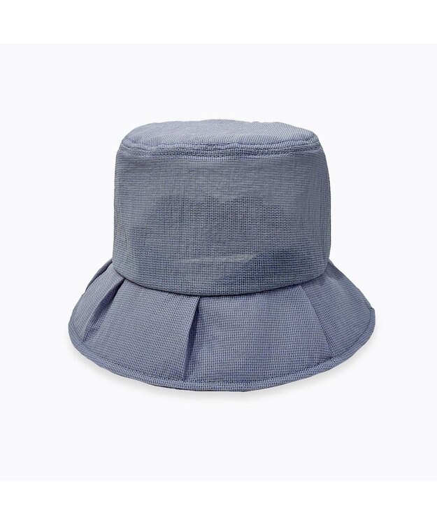 林八百吉商店 un chapeau　フリルハット アイスグレー