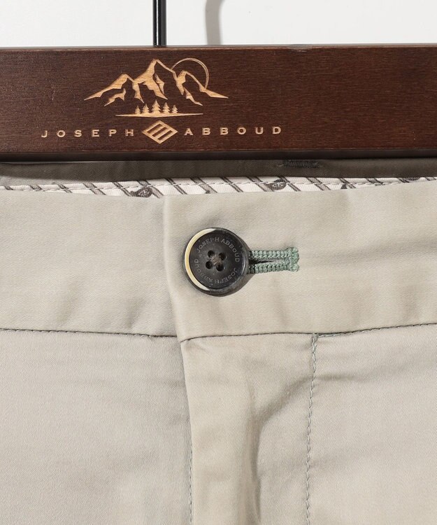JOSEPH ABBOUD 【ストレッチ/JAPANファブリック】ヴィンテージコットンストレッチ パンツ ライトグレー系
