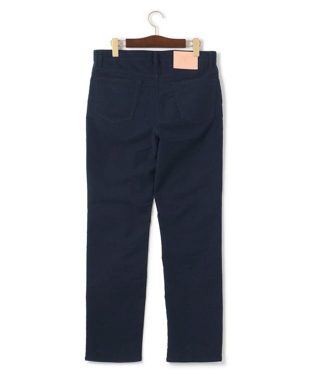 J.PRESS MEN ドビーストレッチ起毛パンツ ネイビー系