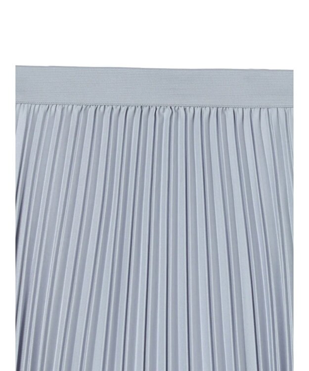 Green Parks プリーツスカート Blue Gray