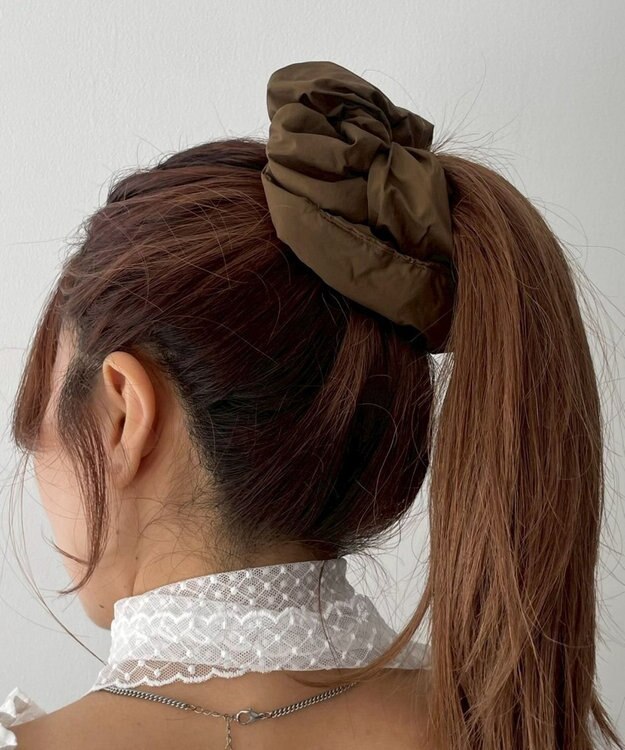 WEGO Lパテッドシュシュ ブラウン