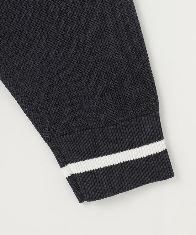 23区GOLF 【MEN】【ウォッシャブル】フルジップニットブルゾン グレー系