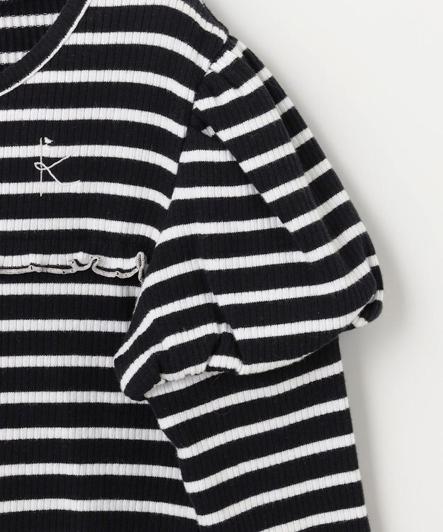 組曲 KIDS 【110-140㎝】パフスリーブ トップス ブラック