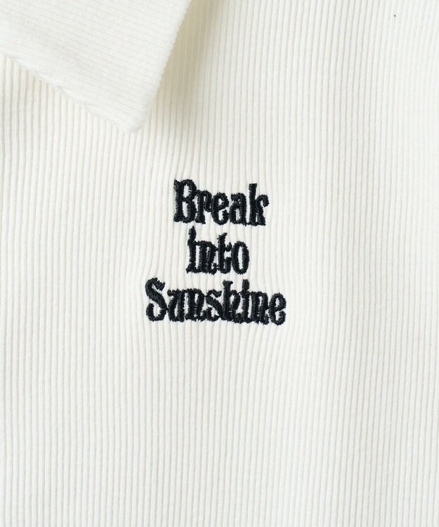 WEGO ダブルジップトップス ホワイト