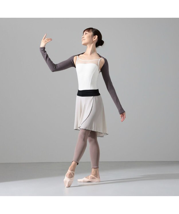 Chacott オーバータイツ（レギンス） グレイッシュライラック