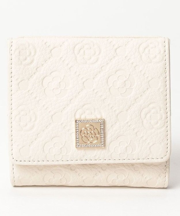 CLATHAS フリーズ BOX二つ折り財布 オフホワイト