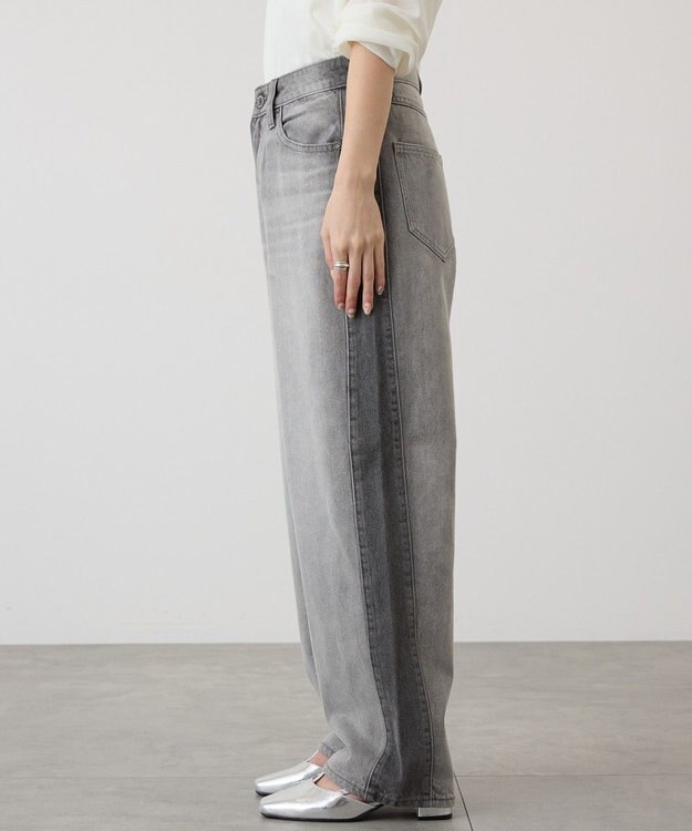 AMERICAN HOLIC カーブデニムパンツ Gray