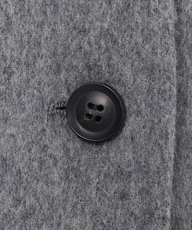 BEIGE， 【WEB限定】PAYSON / ウールリバーオーバーサイズステンカラーコート Top Gray