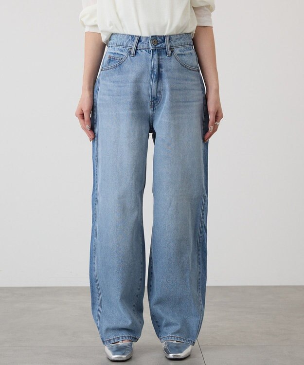 AMERICAN HOLIC カーブデニムパンツ Light Indigo