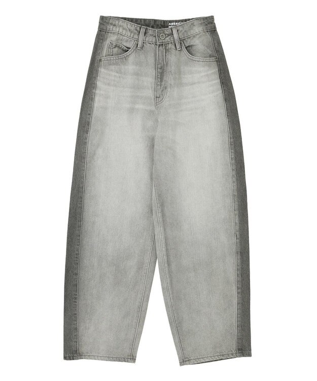AMERICAN HOLIC カーブデニムパンツ Gray