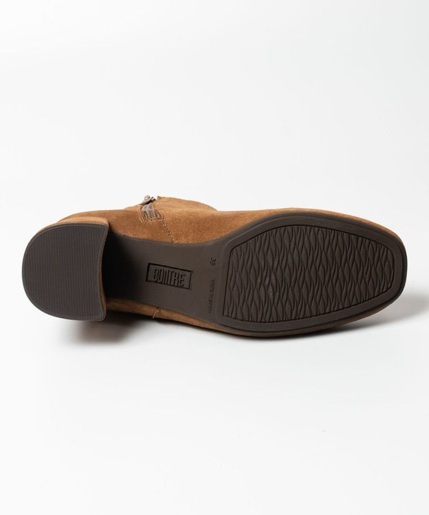 BONTRE 「BONTRE/ボントレ」スクエアトゥサイドジップブーツ/BONTRE94652 キャメル