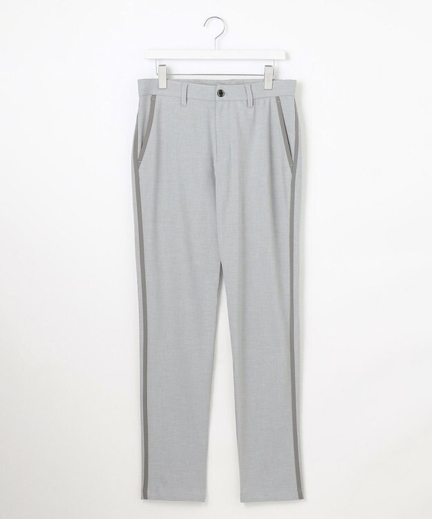 23区GOLF 【MEN】【ストレッチ】サイドライン入りストレートパンツ ライトグレー系