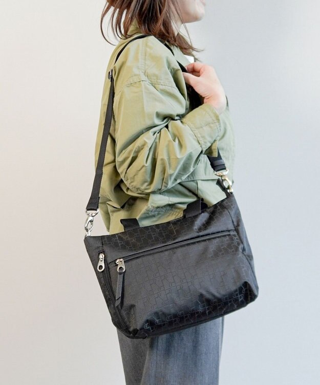 ACE BAGS & LUGGAGE PROGRES プログレ プリエ ハンドバッグ ２WAYショルダー 68164  レディース 強撥水機能 ブラック