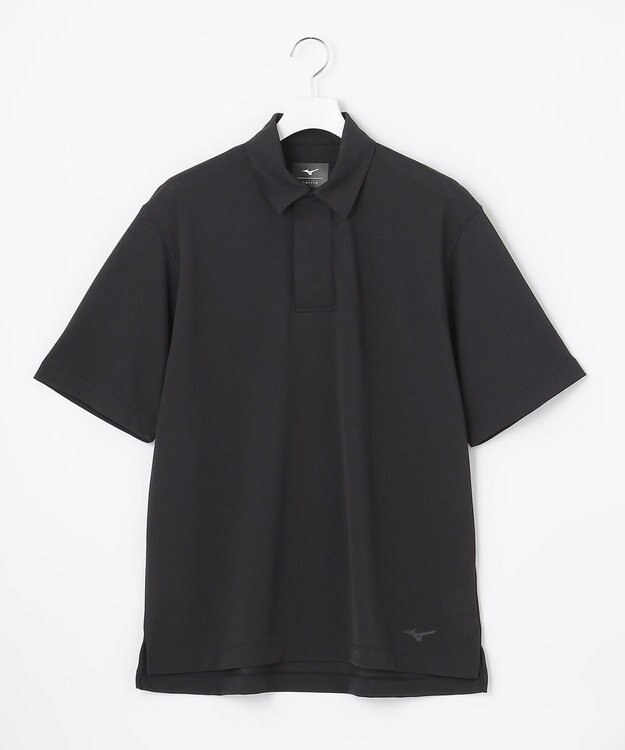 UNFILO 【ミズノ×UNFILOコラボ】ソーラーカット ポロシャツ ブラック