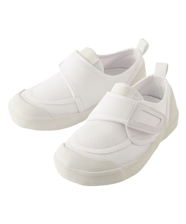 MIKI HOUSE HOT BISCUITS 【ミキハウス】 スクールシューズ〈上履き・上靴(18cm-21cm)〉 白