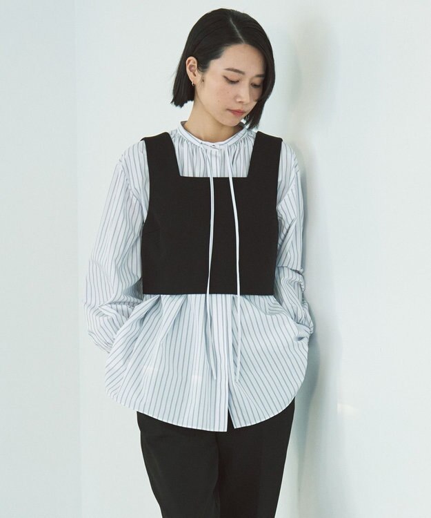 UNFILO イージーチノ ビスチェ ブラック