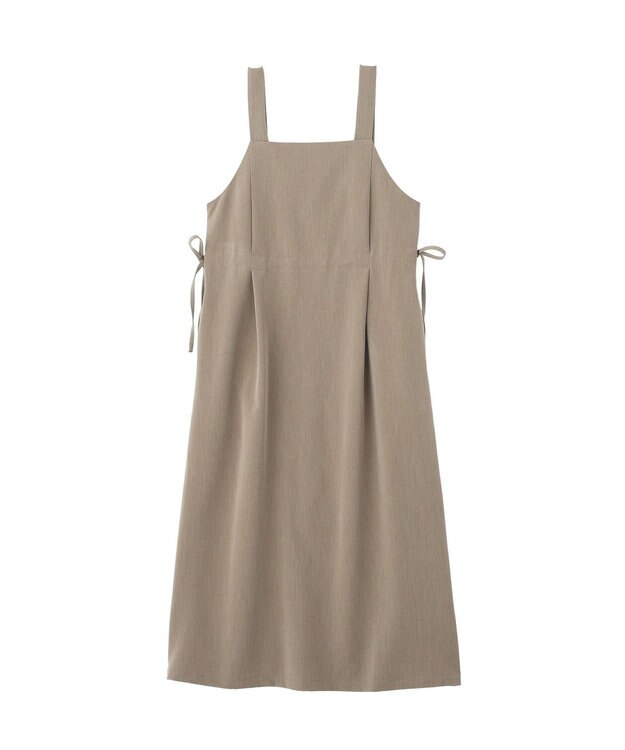 CRAFT STANDARD BOUTIQUE サイドギャザージャンパースカ－ト Gray Beige