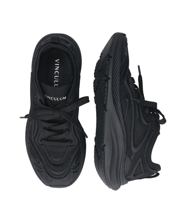 Bridget Birkin 【VINCULUM】軽量メッシュスニーカー ブラック