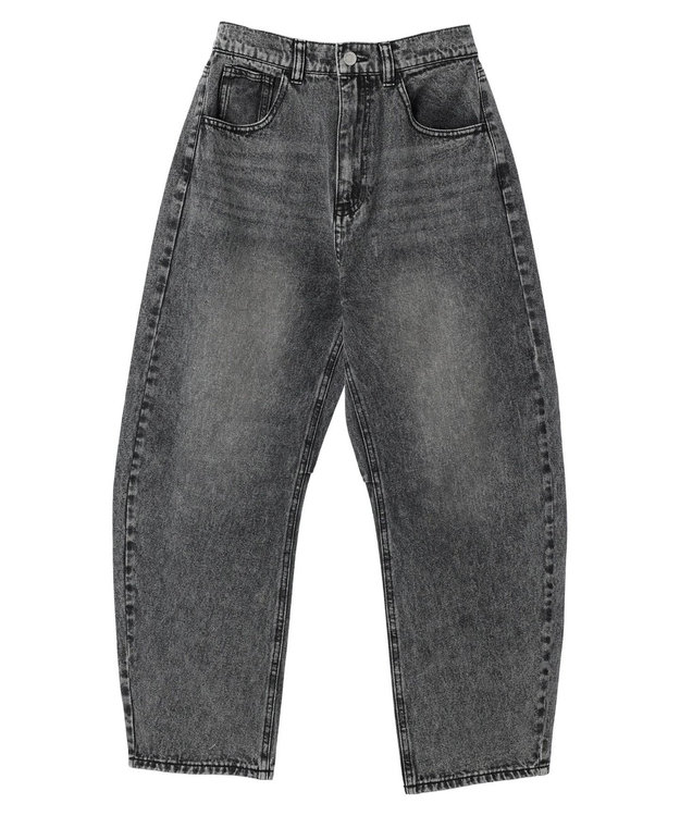 Green Parks ・ＥＬＥＮＣＡＲＥ　ＤＵＥ　デニムカーブパンツ Gray Mixture