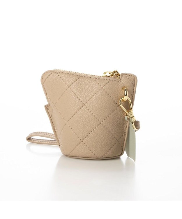 UNBILLION cachecache キルティングポーチ付きスマホストラップセット オーク