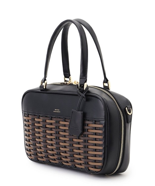 23区 【先行予約】バスケットメッシュ ボストンバッグ ブラック系