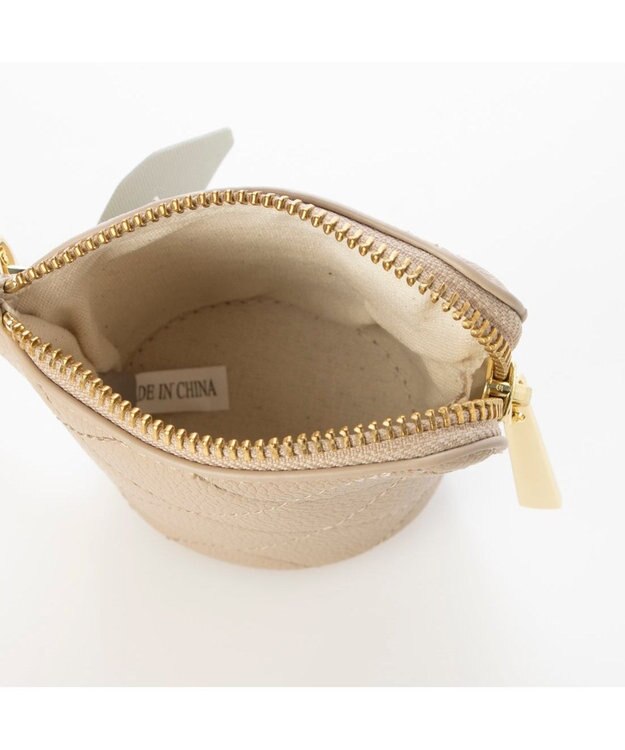 UNBILLION cachecache キルティングポーチ付きスマホストラップセット オーク