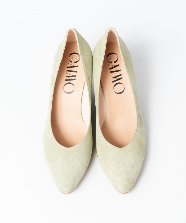 gaimo 【GAIMO/ガイモ】Vカットエスパドリーユパンプス ライトグリーン