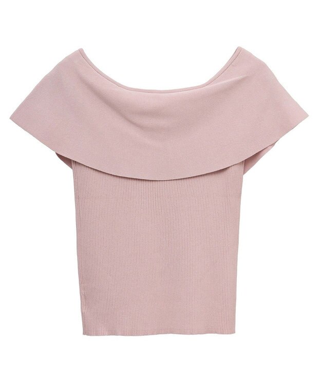 earth music&ecology ビッグカラーノースリニットトップス Pink