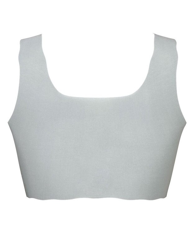 WACOAL 【GOCOCi ゴコチ】 ノンワイヤーブラ ハーフトップ まるでつけていないような着ごこち ムレにくい フラット仕上げ ホックなし CGG510 /ワコール チャコールグレー