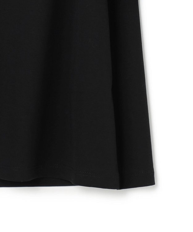23区 S 【GOLD LABEL】エンブロイダリー コンビ TEE ブラック系