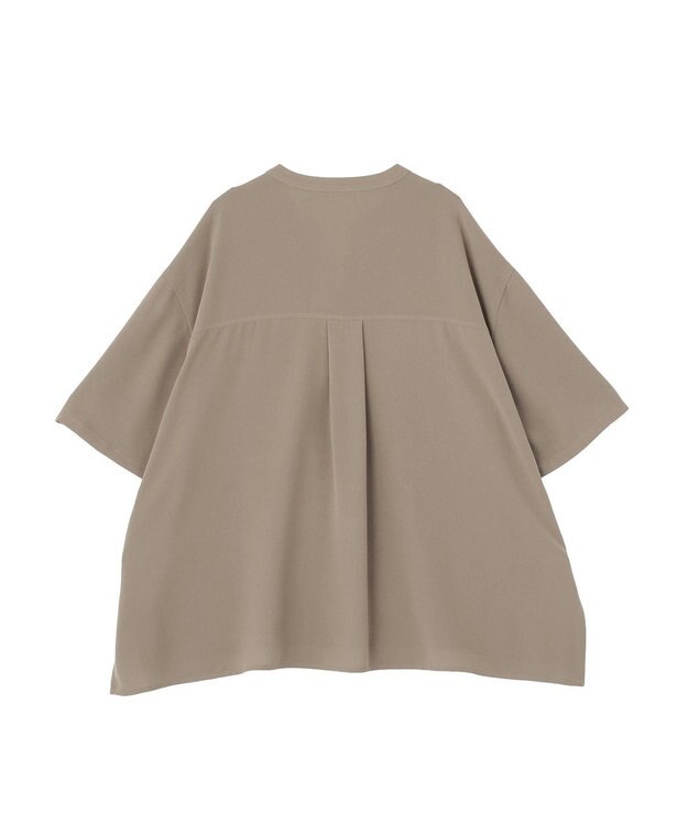 AMERICAN HOLIC 【WEB限定】ミリタリーWポケットスキッパーシャツ Gray Beige