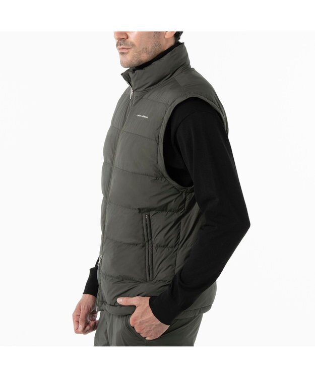 ZERO HALLIBURTON 【袖着脱可能】 2WAY中綿アウター ZHG-M5A2d 85111 カーキ