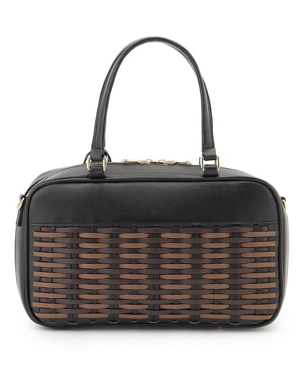 23区 【先行予約】バスケットメッシュ ボストンバッグ ブラック系