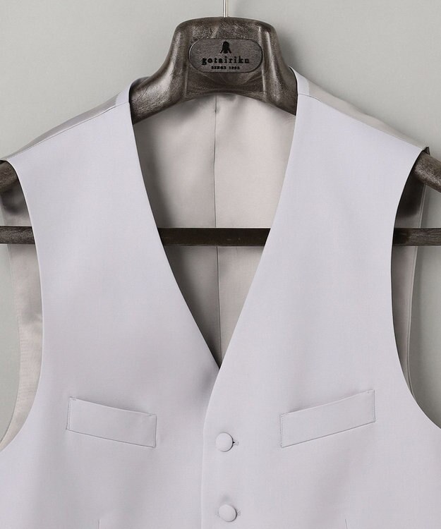 GOTAIRIKU 【WEAR BLACK】シルバーベスト ライトグレー系