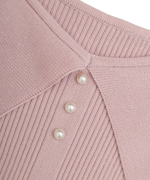 earth music&ecology ビッグカラーノースリニットトップス Pink