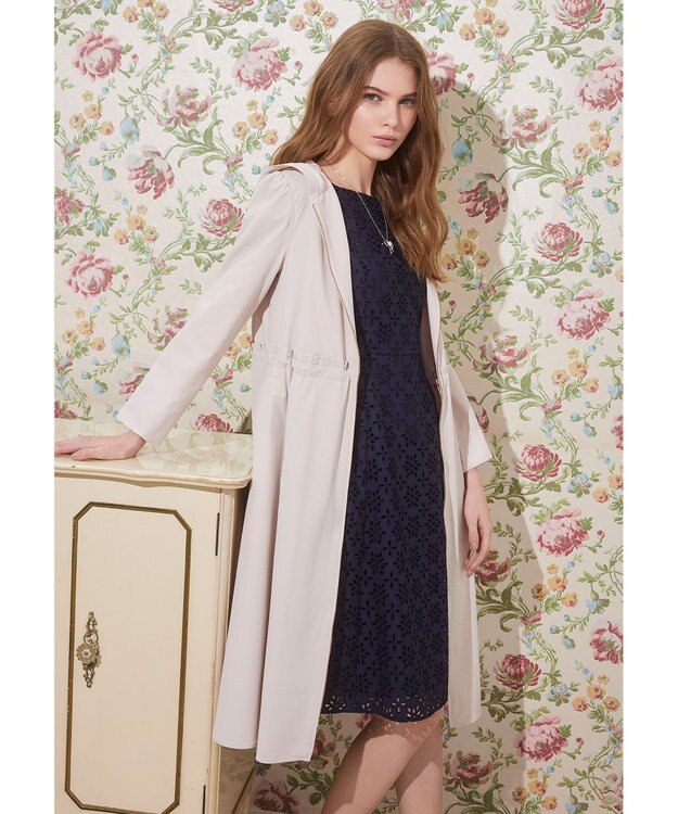 TOCCA 【撥水・接触冷感・消臭・UV90%以上カット・洗える】SAND DUNE コート ピンク系