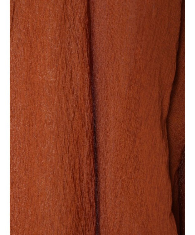 CRAFT STANDARD BOUTIQUE ウ゛ィンテージボイルソデシャーリングチュニック Orange