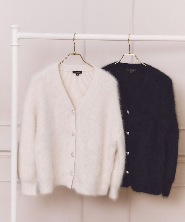 TOCCA 【百田夏菜子さん着用】CANDY FLOSS KNIT カーディガン ブラック系