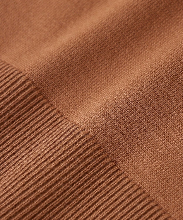 earth music&ecology レーヨンルーズＶネックカーディガン Camel