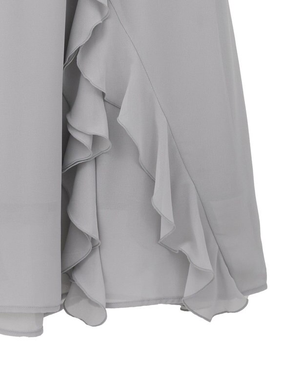 CRAFT STANDARD BOUTIQUE ラッフルロングスカート Gray