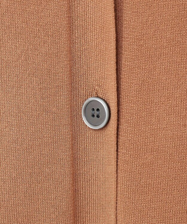 earth music&ecology レーヨンルーズＶネックカーディガン Camel