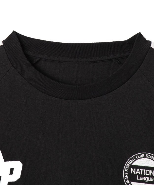 WEGO 【ユニセックス着用ITEM】ラインゲームロゴT（LS） ブラック