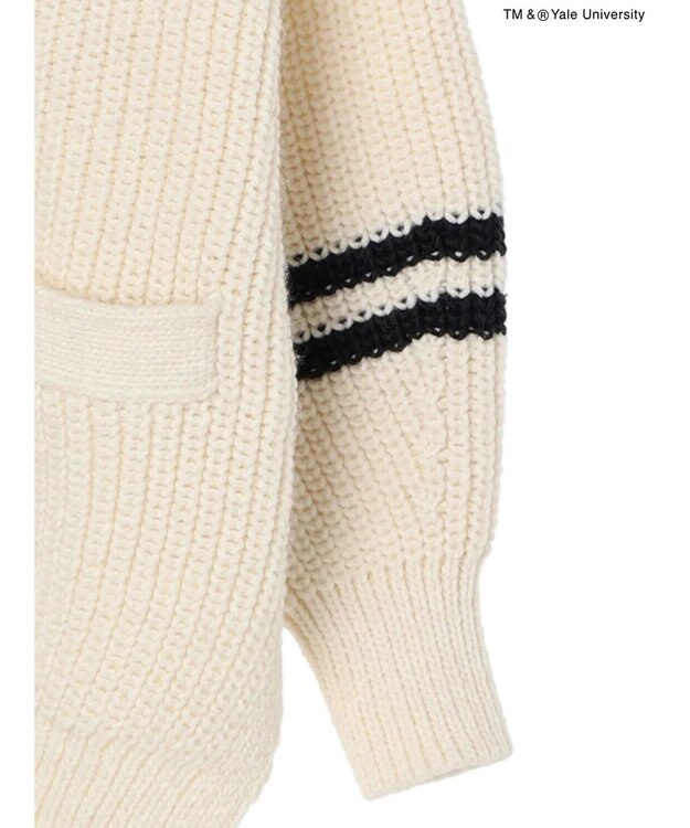 AMERICAN HOLIC ＴＭ＆Ｒ　ＹａｌｅＵｎｉｖｅｒｓｉｔｙニットカーディガン Ivory