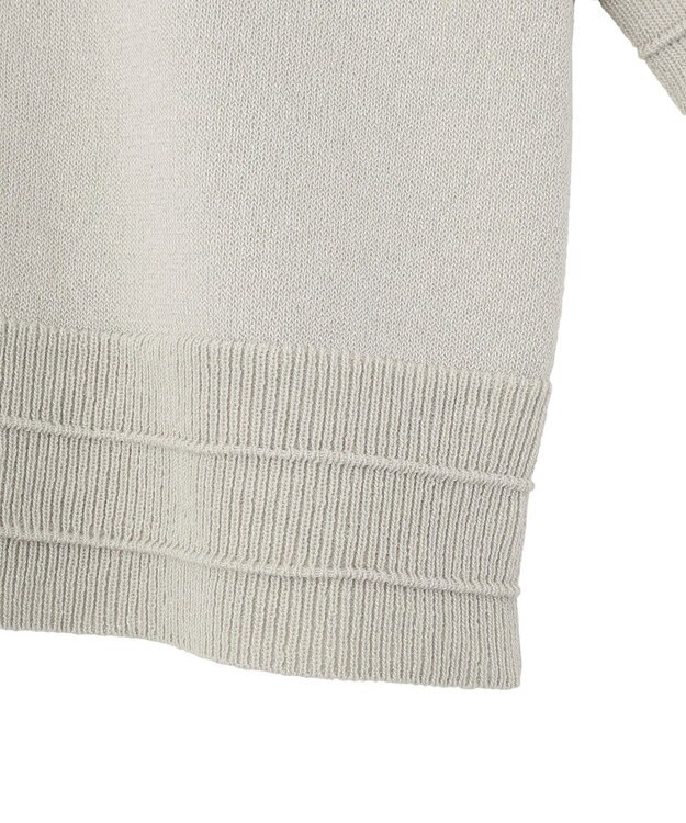 CRAFT STANDARD BOUTIQUE ポロニットプルオーバー Light Gray