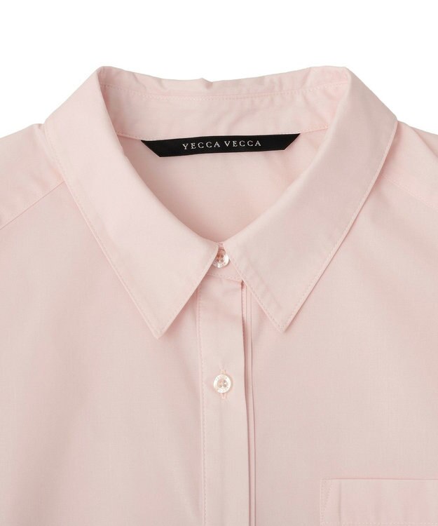 YECCA VECCA イージーケアドロストシャツ Stripe