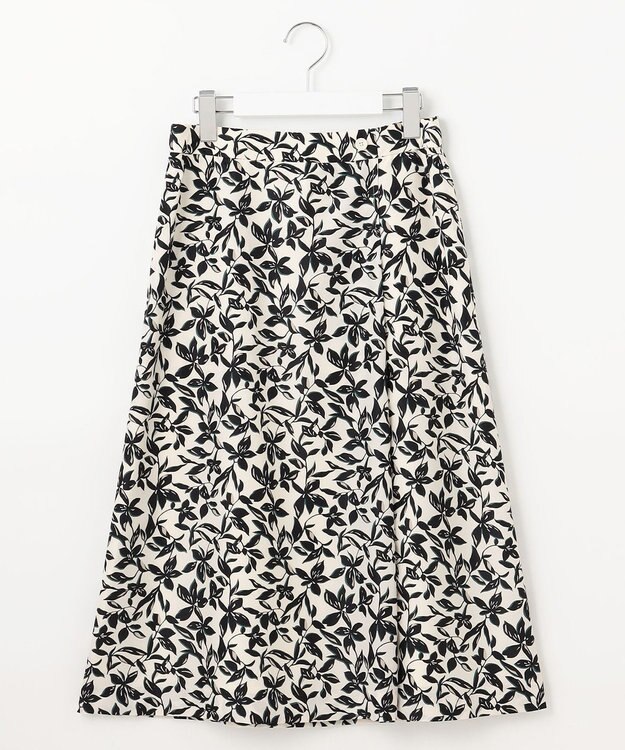 J.PRESS LADIES S 【洗える】ボタニカルプリント スカート アイボリー系5