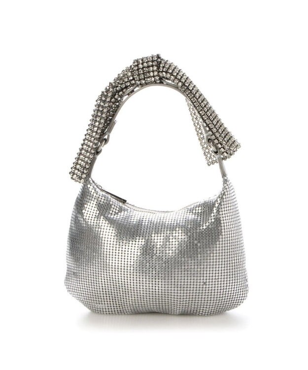 UNBILLION カカトゥ kakatoo / ビジューリボン2wayバッグ シルバー