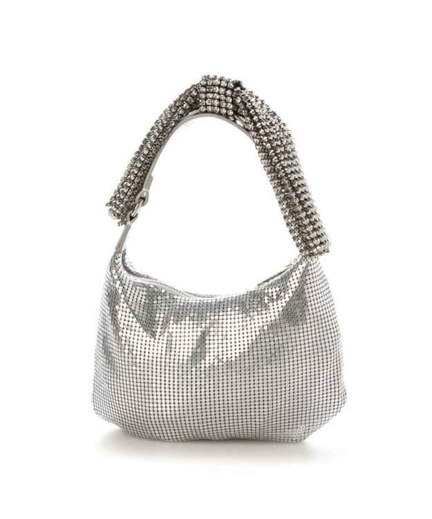 UNBILLION カカトゥ kakatoo / ビジューリボン2wayバッグ シルバー