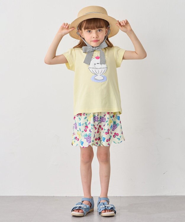 ANY KIDS 水陸両用 総柄 ショートパンツ フルーツ総柄